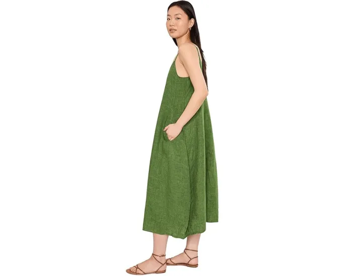 Eileen Fisher Платье миди из органического льна Delave