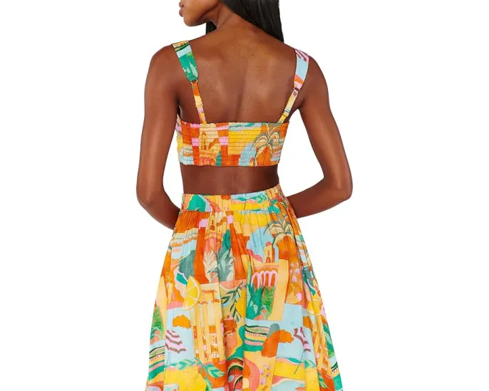 Кроп-топ Pisa Top от Show Me Your Mumu с квадратным вырезом и облегающим кроем