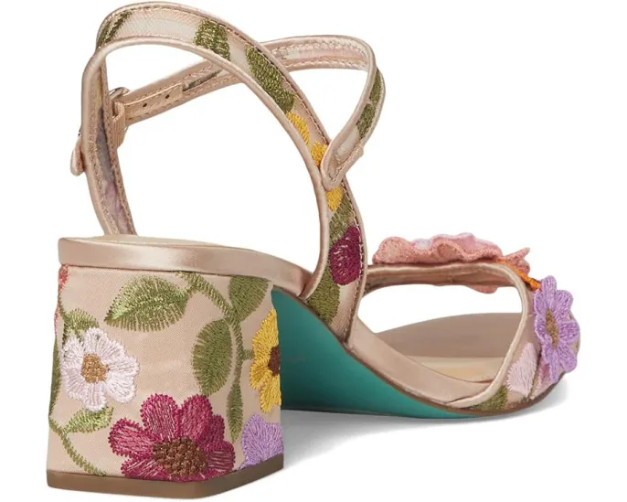 Босоножки Blue by Betsey Johnson Blare с цветочным принтом на платформе и квадратным носком