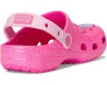 Детские кроксы Crocs Kids Classic Barbie с монограммой и аксессуарами