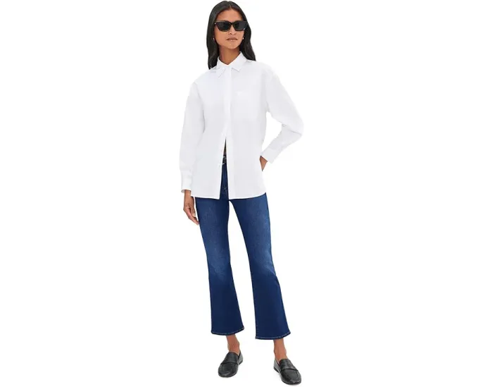 Укороченные джинсы клеш Stretch Flare Crop в окрасе Osgoode Madewell