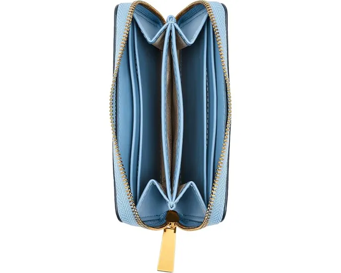Картхолдер MICHAEL Michael Kors Jet Set Small Zip Around с тиснением