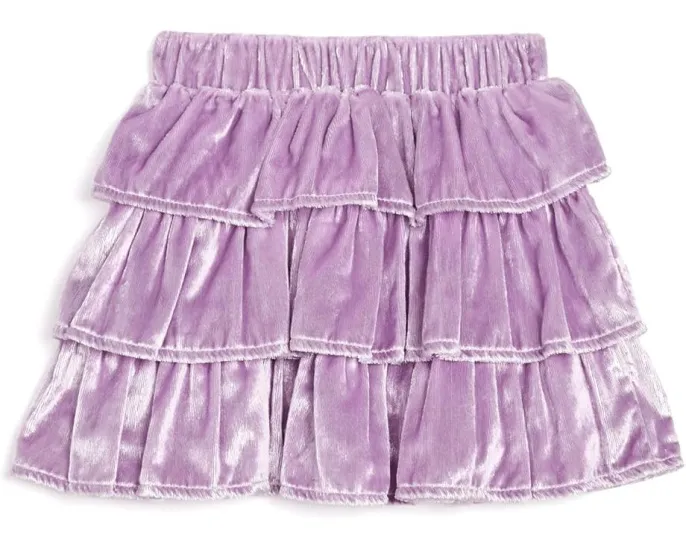 Юбка Haze Sparkle Velour Lola and The Boys с блестками и ярусами