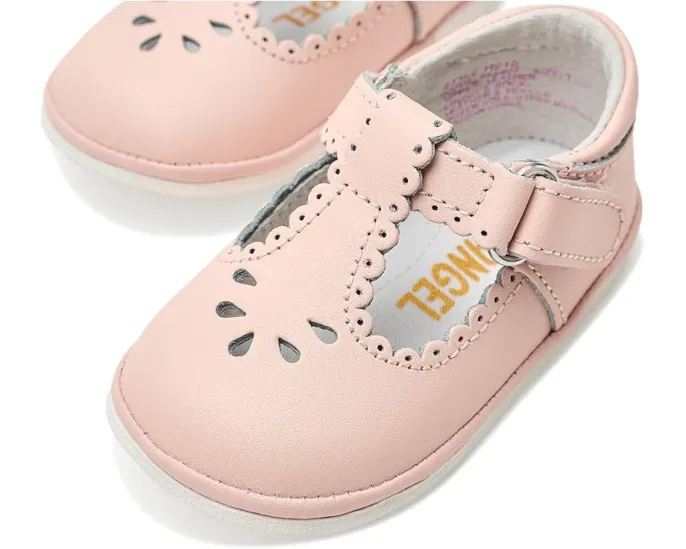 L'Amour Shoes Kids туфли Dottie с фигурным краем по всему периметру