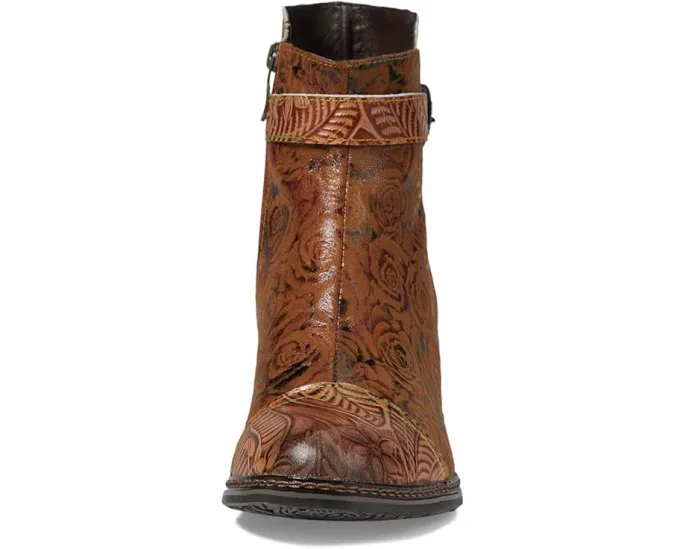 Ботильоны Antilles от L'Artiste by Spring Step с цветочным тиснением и пряжкой