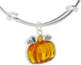 Браслет Pumpkin от Alex and Ani из серебряного покрытия с подвесками