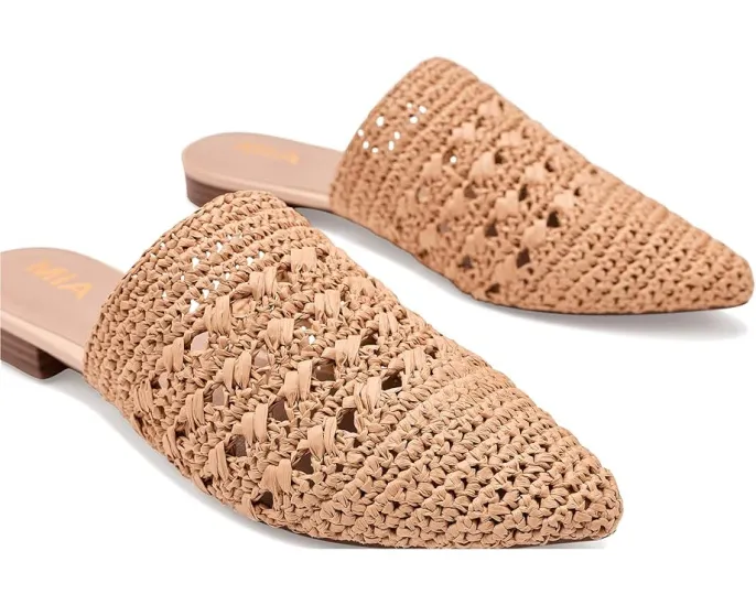 Мюли MIA Jany с плетеным верхом и заостренным носком