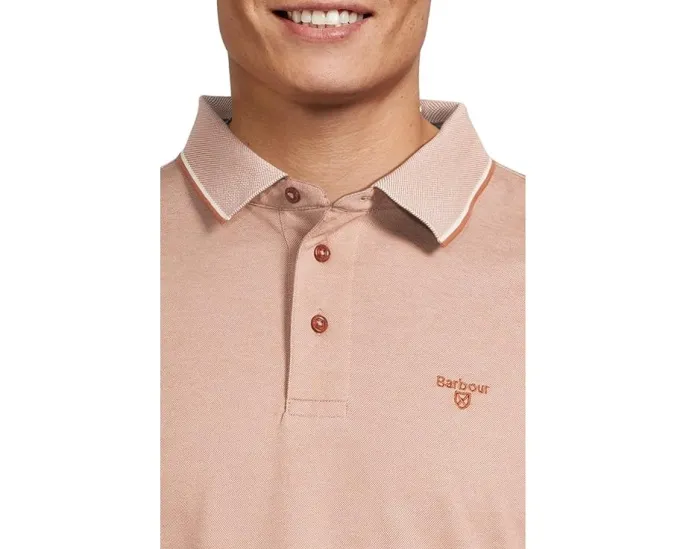Polo Barbour Heydon Performance с жаккардовым воротником и клетчатой отделкой