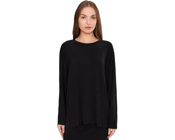Нормовый топ Norma Kamali с длинными рукавами и свободным кроем