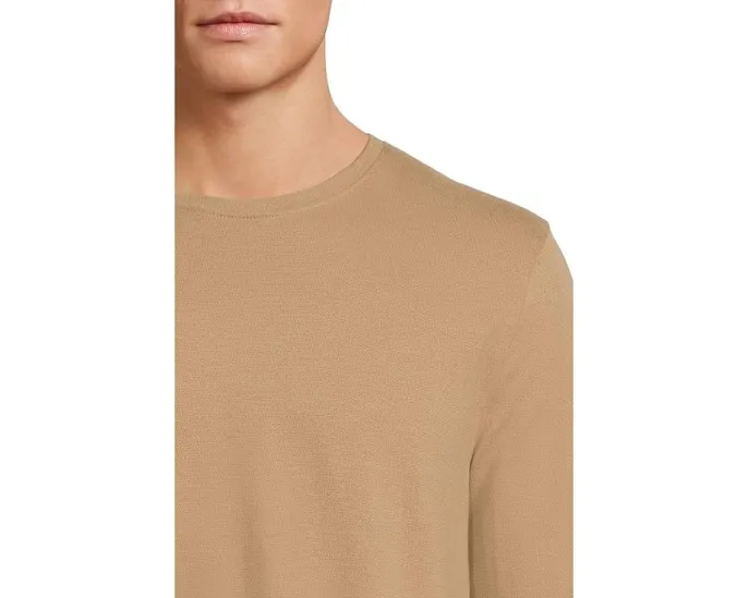 Vince лонгслив Birdseye из пима хлопка с фактурной вязкой