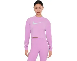 Топ Nike Pro Dri-FIT с круглым вырезом из френч терри