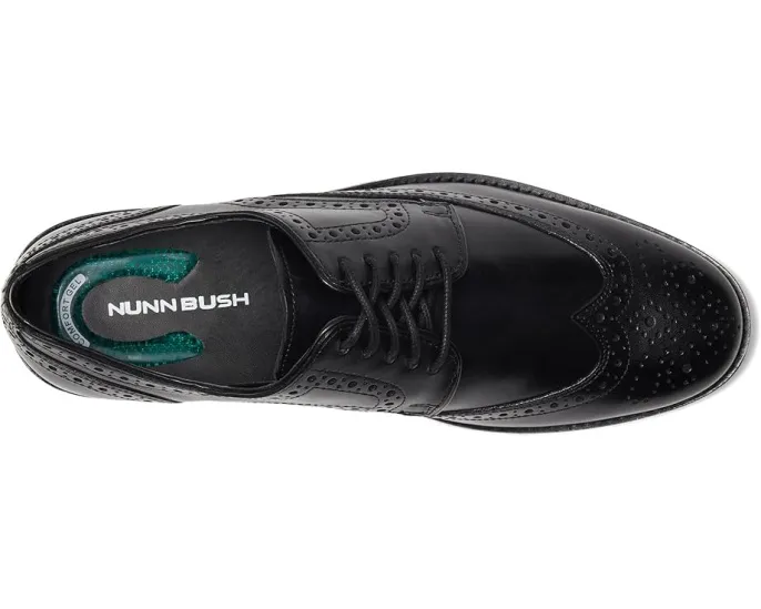 Nunn Bush оксфорды Nelson Wing Tip с гелевой стелькой из натуральной кожи