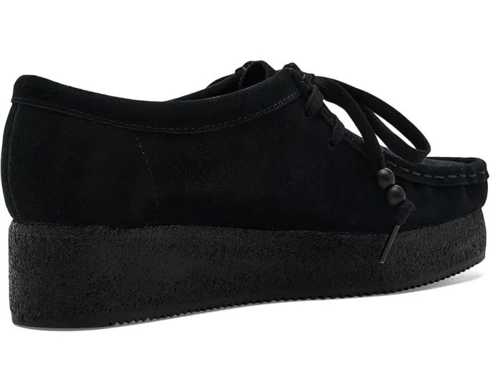 Кроссовки Clarks Wallacraft Bee на платформе из замши
