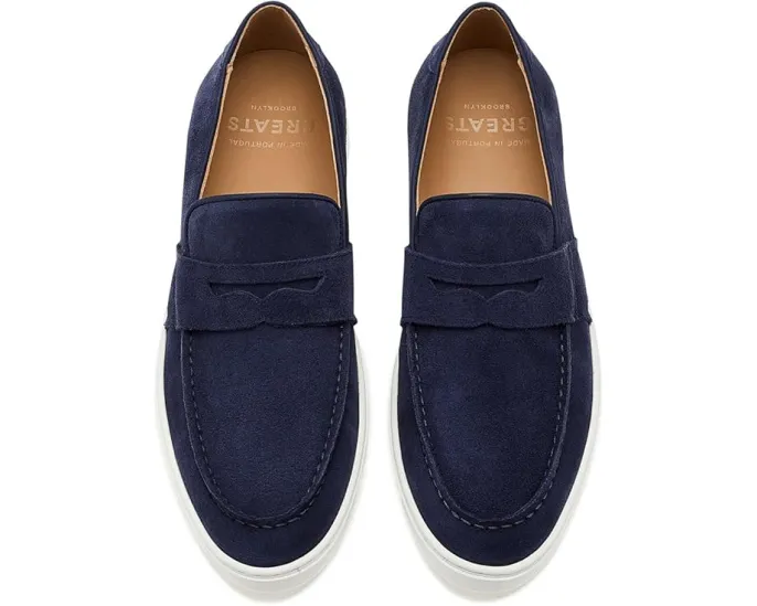 GREATS лоферы Paros Penny из замши