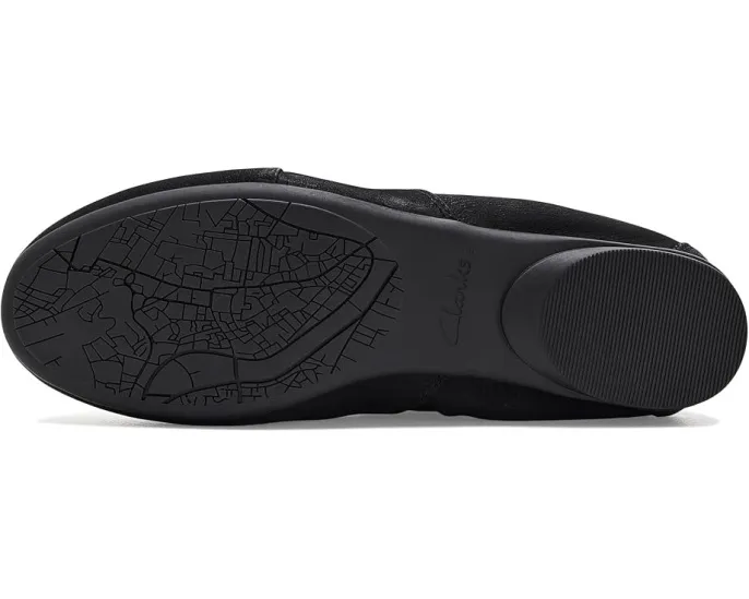 Туфли Clarks Rena Way на плоском ходу из кожи