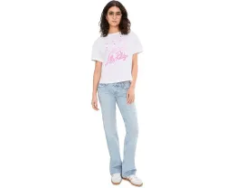 Трикотажный топ Lilly Pulitzer Stella с круглым вырезом и принтом на груди