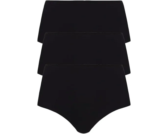 Набор из 3 трусиков Commando Highrise с микрофиброй и высокой посадкой