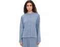 Куртка Eileen Fisher с воротником стойкой из двойного органического хлопка