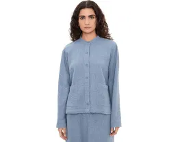 Куртка Eileen Fisher с воротником стойкой из двойного органического хлопка