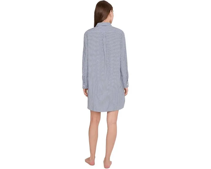 Ночная сорочка Long Sleeve Roll Tab His Shirt с цветочным принтом Lauren Ralph Lauren