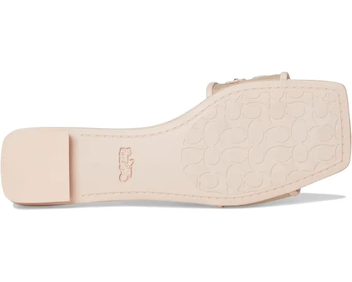 Сандалии Coach с чайной розой плоские