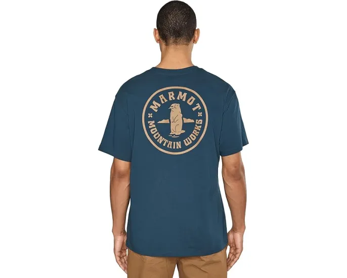 Футболка MMW Circle Critter Tee с принтом от Marmot