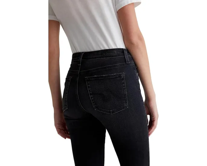 Джинсы AG Jeans Farrah с завышенной талией и укороченным расклешенным кроем Boot