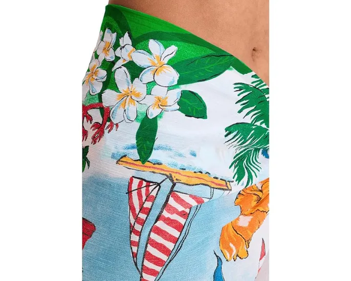 Саронг Seafolly Viva Vacation из хлопка для многообразного ношения