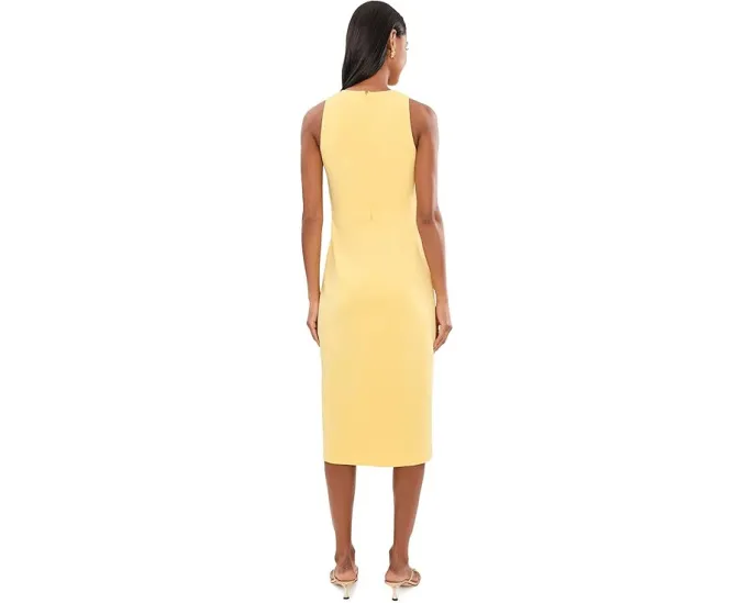 Платье миди Halter Ruffle Midi от Adrianna Papell с рюшами