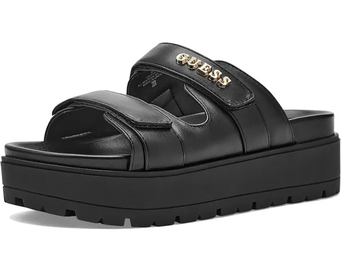 Сандалии GUESS Faxon на платформе с регулируемыми ремешками