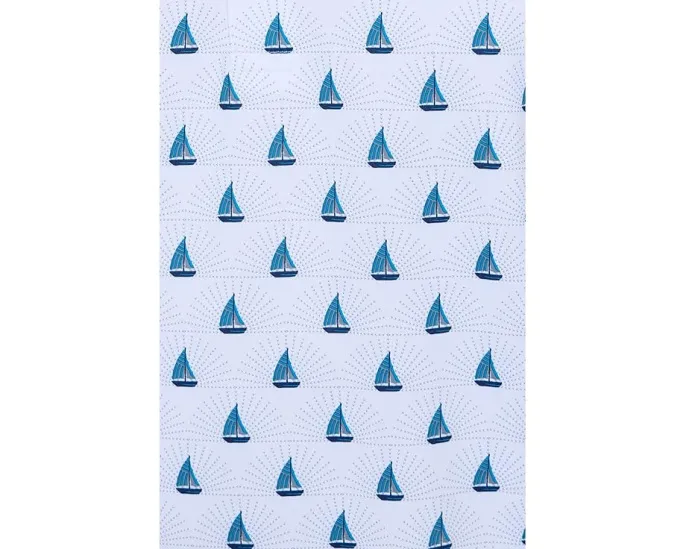 Callaway поло Sailboat Sunset Geo Print с принтом