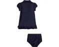 Детское платье Polo Ralph Lauren Kids с рюшами и блумерами