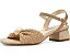 Детские сандалии Steve Madden Kids Golden с плетеным ремешком и металлическим акцентом