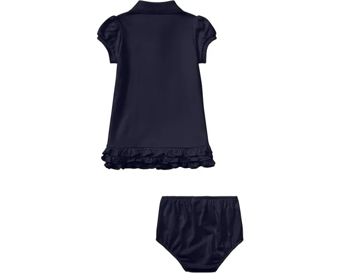 Детское платье Polo Ralph Lauren Kids с рюшами и блумерами