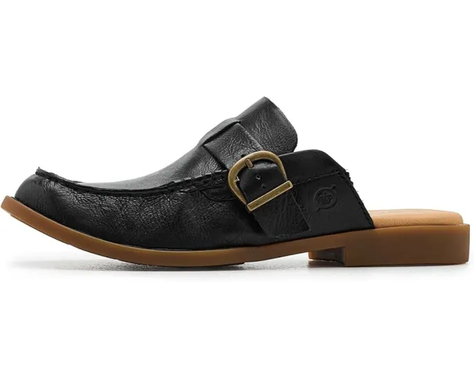 Мюли-лоферы Born Meg из мягкой замши с пряжкой