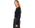 Укороченный лонгслив Free People We The Free Protagonist Long Sleeve с завышенными швами