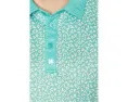 Поло Two of Hearts Polo Black Clover с принтом по всей поверхности