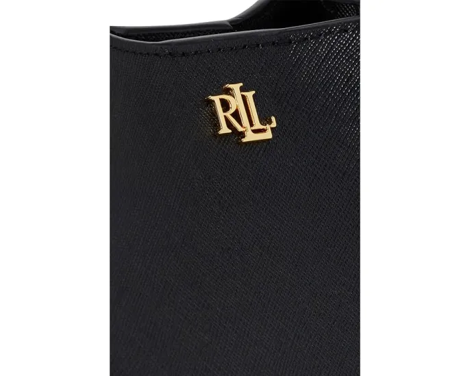 Сумка-ведро Lauren Ralph Lauren Small Reese из тисненой кожи с регулируемым ремнем