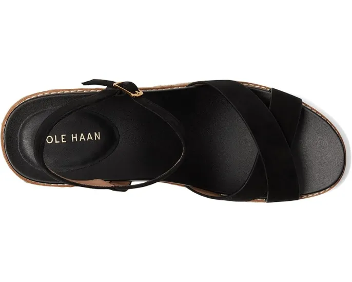 Эспадрильи Cole Haan Cloudfeel Silvee Espadrille Wedges 75mm с перекрестными ремешками