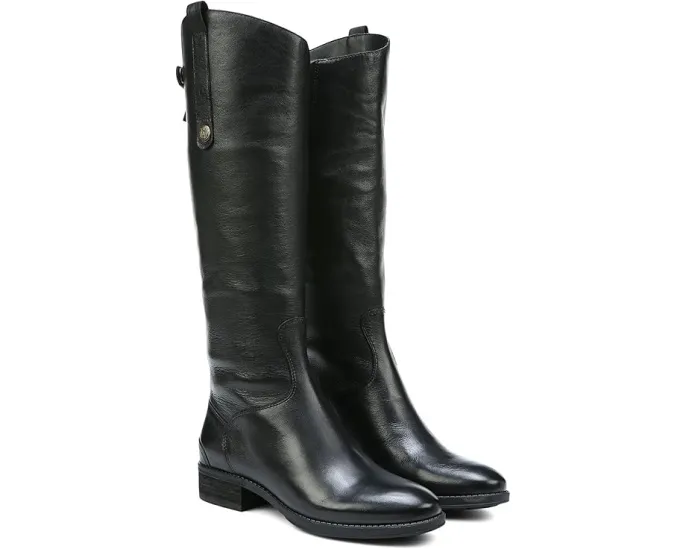 Сапоги Sam Edelman Penny 2 для широкой икры из кожи с молнией сзади