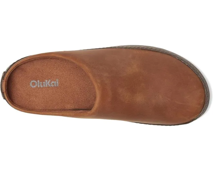 Мокасины OluKai Ku'u из нубука с мягкой подкладкой и стелькой EVA
