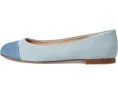 Балетки Nina от French Sole из денима с круглым носком и кожаной подошвой
