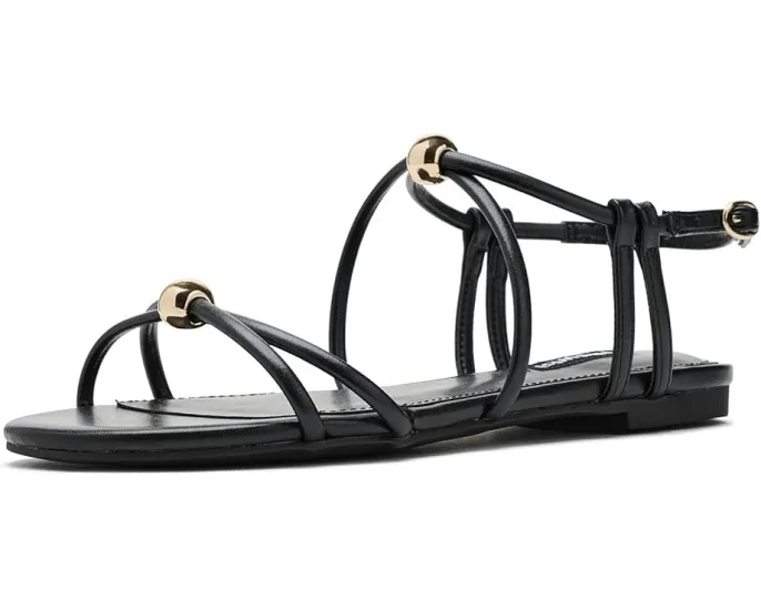 Сандалии Nine West Mariss на плоской подошве с переплетением бретелей и круглым носком
