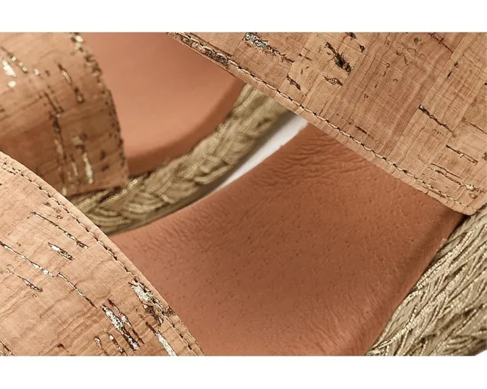 Сандалии Andre Assous Nolita Cork на эспадрилье с клином из пробки