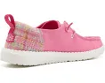 Hey Dude Kids Wally Funk Prep Plaid слипоны в клетку с эластичной шнуровкой
