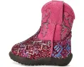 Детские сапоги Roper Cowbabies Glitter Aztec с блестками и боковой молнией