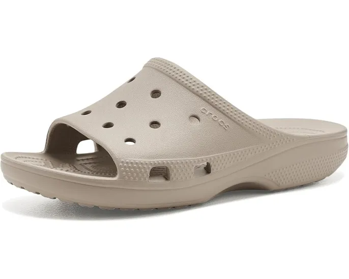 Сланцы Classic Saturday Slides с мягкой стелькой и отверстиями для джиббитц Crocs