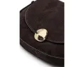Маленькая сумочка Madewell Suede Sm Dakota Saddle Crossbody из мягкой замши с регулируемым ремнем