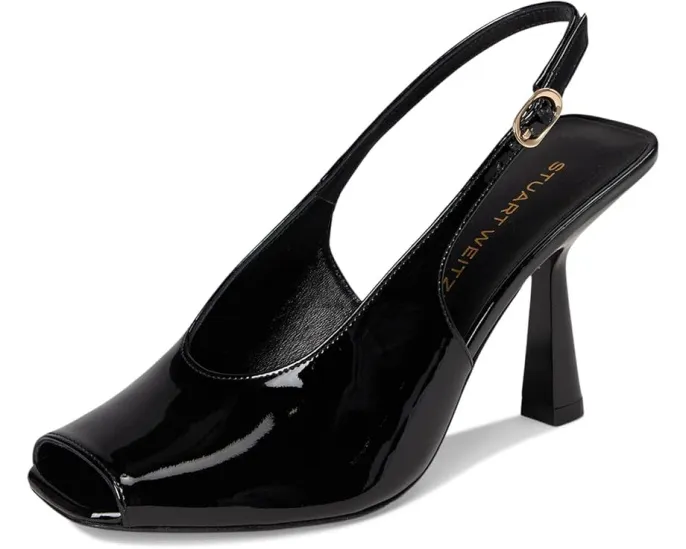 Туфли Val Slingback 85 Stuart Weitzman на шпильке с открытым мысом