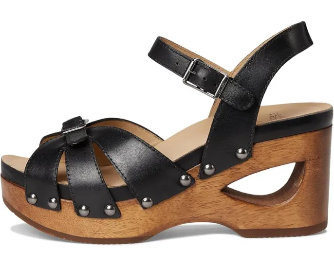 Сандалии Alanna на танкетке из дерева с ручной отделкой от Dansko